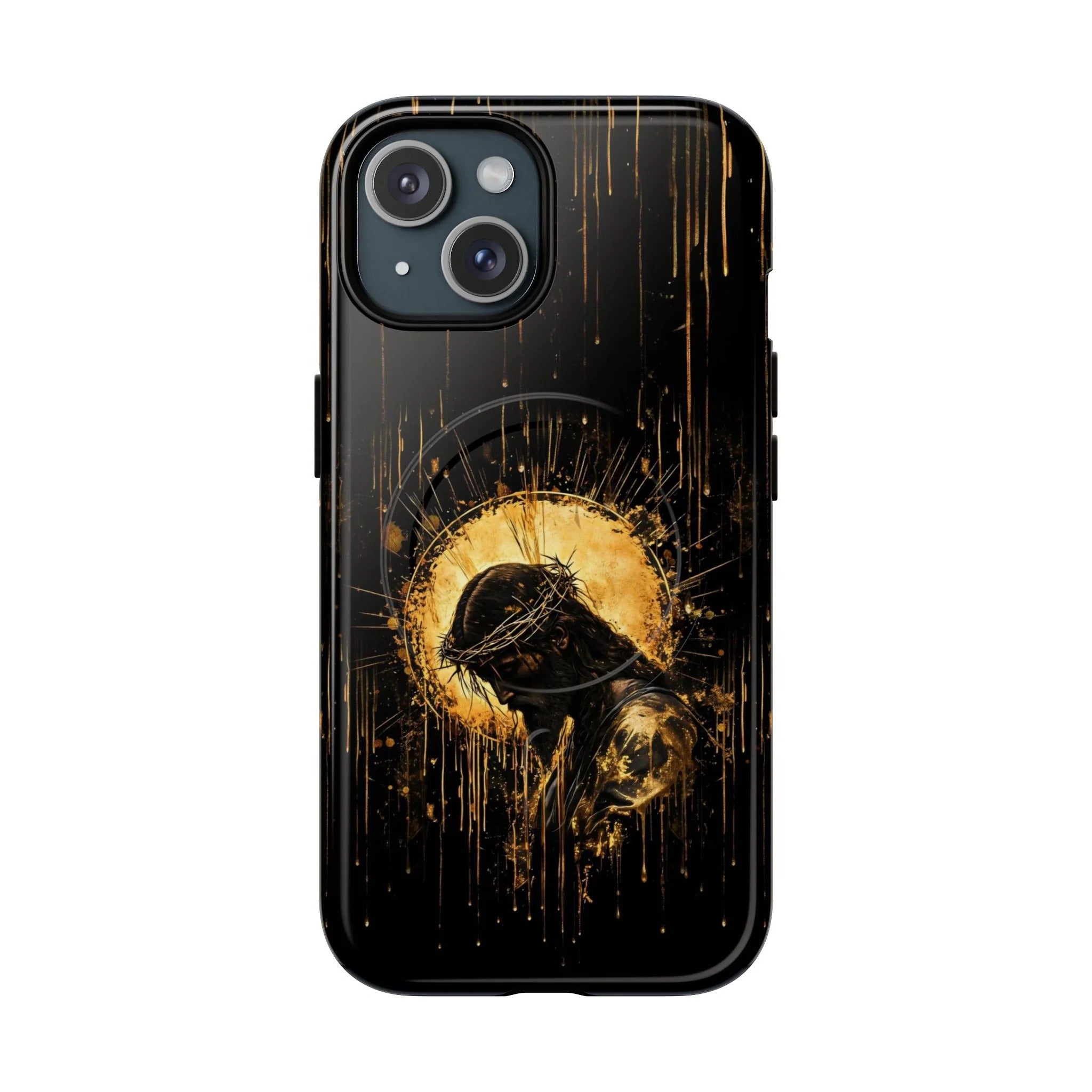Cowgic Jesus On Cross Moon Magnetic Phone Case