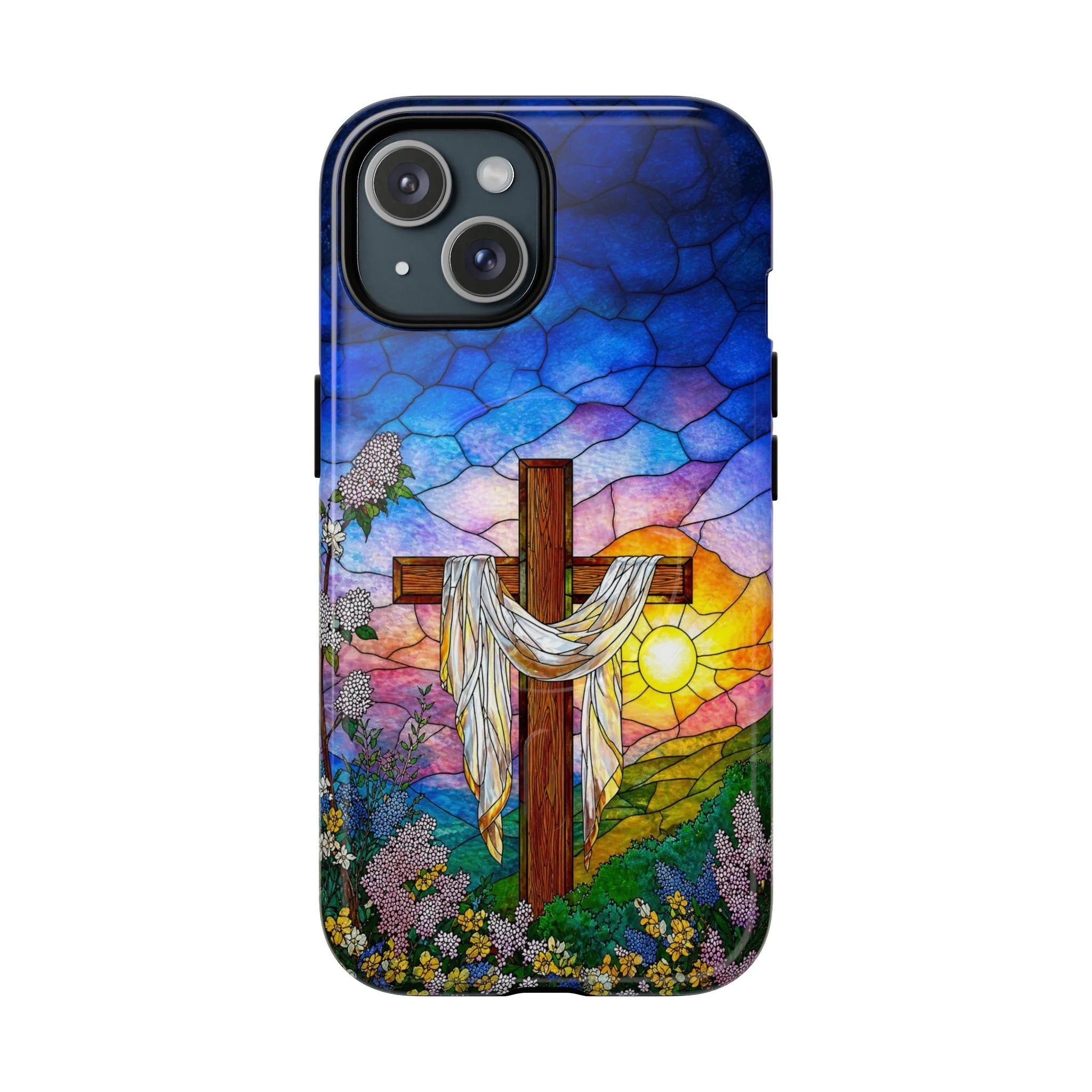 Cowgic Cross And Wildflowers Magnetic Phone Case