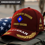 Cowgic U.S. Army 40th Infantry Division Embroidered Classic Structured Cap - Embroidered Cap for Veterans