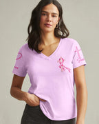Cowgic Believe In Pink Ribbon Faith All Over Print