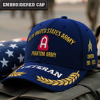 Cowgic U.S. Army 14th United States Army Embroidered Classic Structured Cap - Embroidered Cap for Veterans