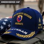 Cowgic U.S. Army 52nd Infantry Division Embroidered Classic Structured Cap - Embroidered Cap for Veterans
