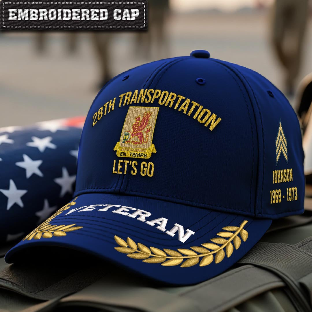 Cowgic U.S. Army 40th Armored Division Embroidered Classic Structured Cap - Embroidered Cap for Veterans