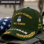 Cowgic U.S. Army 21st Infantry Regiment Embroidered Classic Structured Cap - Embroidered Cap for Veterans