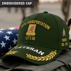 Cowgic U.S. Army 40th Armored Division Embroidered Classic Structured Cap - Embroidered Cap for Veterans