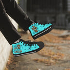Cowgic Just A Girl Who Loves Jesus High Top Canvas Shoes