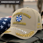 Cowgic U.S. Army 11th Infantry Division Embroidered Classic Structured Cap - Embroidered Cap for Veterans