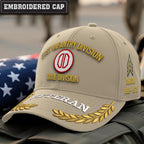 Cowgic U.S. Army 31st Infantry Division Embroidered Classic Structured Cap - Embroidered Cap for Veterans