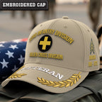 Cowgic U.S. Army 33rd Infantry Division Embroidered Classic Structured Cap - Embroidered Cap for Veterans