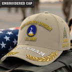 Cowgic U.S. Army 59th Infantry Division Embroidered Classic Structured Cap - Embroidered Cap for Veterans