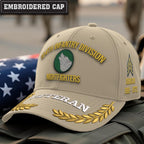Cowgic U.S. Army 104th Infantry Division Embroidered Classic Structured Cap - Embroidered Cap for Veterans