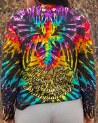 Cowgic Faith Through Christ Tie-Dye Cross All Over Print