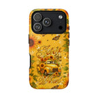 Cowgic Jesus Take The Wheel Sunflowers Phone Case