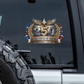Cowgic USA 250 Anniversary Eagle 1776-2026 Patriotic Car Window Decal Sticker