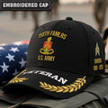 Cowgic U.S. Army 158th FAMLRS Embroidered Classic Structured Cap - Embroidered Cap for Veterans