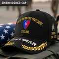Cowgic U.S. Army 38th Infantry Division Embroidered Classic Structured Cap - Embroidered Cap for Veterans