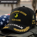 Cowgic U.S. Army 17th Airborne Division Embroidered Classic Structured Cap - Embroidered Cap for Veterans