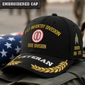 Cowgic U.S. Army 31st Infantry Division Embroidered Classic Structured Cap - Embroidered Cap for Veterans