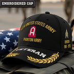 Cowgic U.S. Army 14th United States Army Embroidered Classic Structured Cap - Embroidered Cap for Veterans