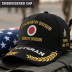 Cowgic U.S. Army 37th Infantry Division Embroidered Classic Structured Cap - Embroidered Cap for Veterans