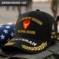 Cowgic U.S. Army 12th Infantry Division Embroidered Classic Structured Cap - Embroidered Cap for Veterans