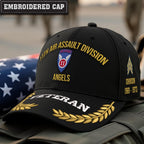 Cowgic U.S. Army 11th Air Assault Division Embroidered Classic Structured Cap - Embroidered Cap for Veterans