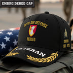 Cowgic U.S. Army 38th Air Defense Artillery Brigade Embroidered Classic Structured Cap - Embroidered Cap for Veterans