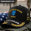 Cowgic U.S. Army 23rd Infantry Division Embroidered Classic Structured Cap - Embroidered Cap for Veterans