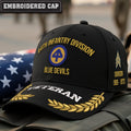 Cowgic U.S. Army 44th Infantry Division Embroidered Classic Structured Cap - Embroidered Cap for Veterans