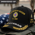 Cowgic U.S. Army 46th Infantry Division (WWII Ghost Division) Embroidered Classic Structured Cap - Embroidered Cap for Veterans