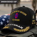 Cowgic U.S. Army 30th Infantry Division Embroidered Classic Structured Cap - Embroidered Cap for Veterans