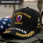 Cowgic U.S. Army 52nd Infantry Division Embroidered Classic Structured Cap - Embroidered Cap for Veterans