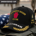 Cowgic U.S. Army 28th Infantry Division Embroidered Classic Structured Cap - Embroidered Cap for Veterans