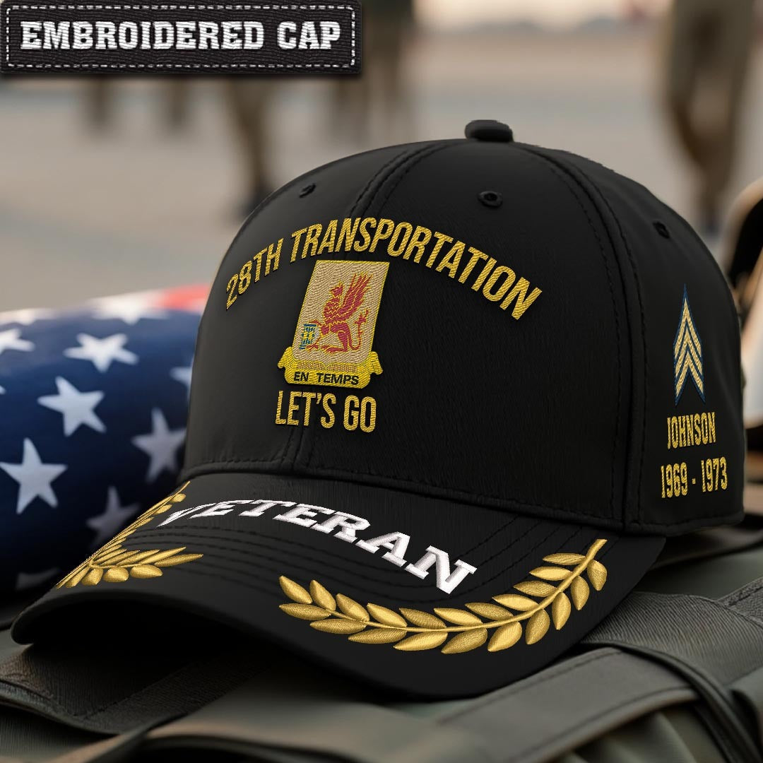 Cowgic U.S. Army 40th Armored Division Embroidered Classic Structured Cap - Embroidered Cap for Veterans
