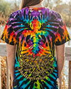 Cowgic Faith Through Christ Tie-Dye Cross All Over Print