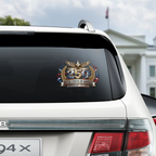 Cowgic USA 250 Anniversary Eagle 1776-2026 Patriotic Car Window Decal Sticker