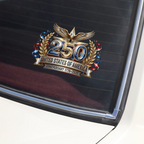 Cowgic USA 250 Anniversary Eagle 1776-2026 Patriotic Car Window Decal Sticker
