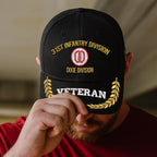 Cowgic U.S. Army 31st Infantry Division Embroidered Classic Structured Cap - Embroidered Cap for Veterans