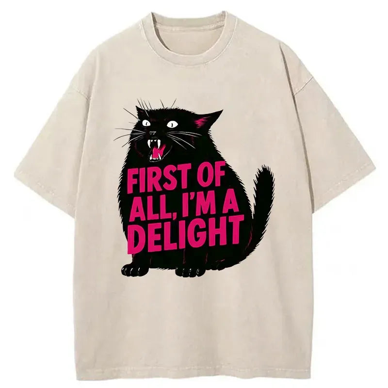 Roaring Black Cat Unisex T-shirt