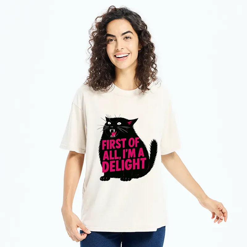 Roaring Black Cat Unisex T-shirt