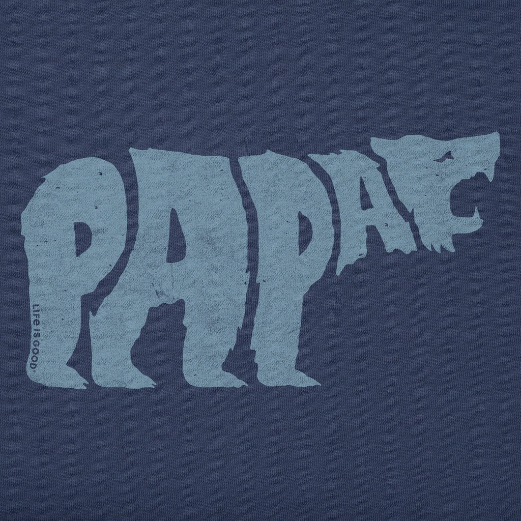 Cowgic Men's Papa Bear Roar Short Sleeve Tee