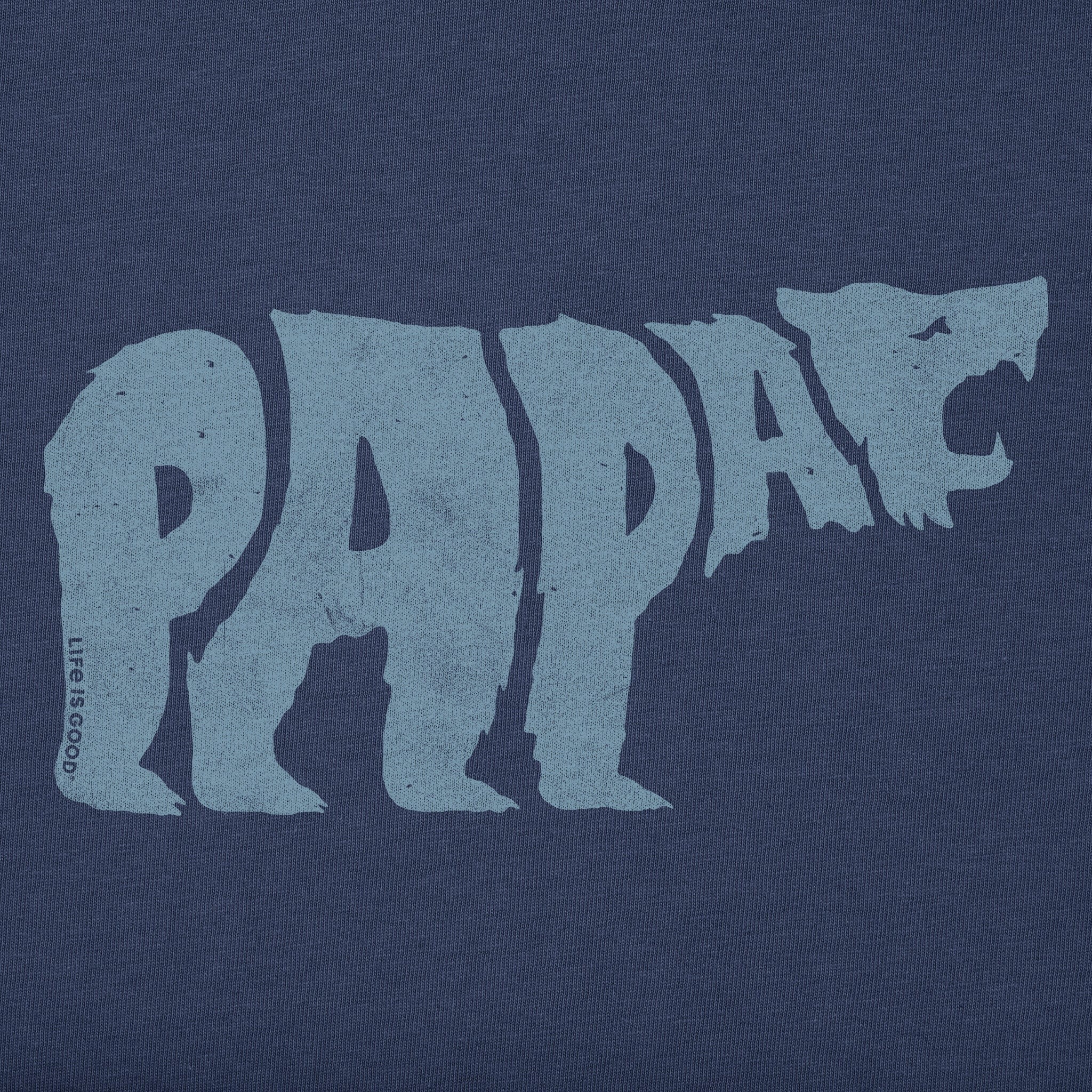 Cowgic Men's Papa Bear Roar Short Sleeve Tee