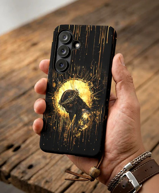Cowgic Jesus On Cross Moon Magnetic Phone Case