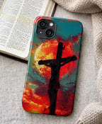 Cowgic Jesus On Cross Sunset Magnetic Phone Case