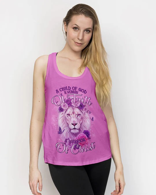 Cowgic A Child Of God Lion Women's All Over Print Shirt