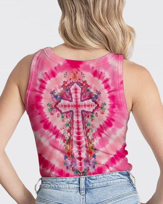 Cowgic Pink Swirl Cross Flowers Women's All Over Print Shirt