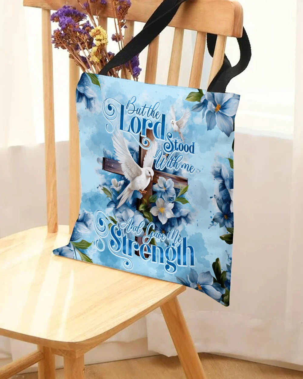 Cowgic Lord Stood With Me Tote Bag