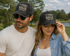 Funny Golf Dad Hat, It Takes A Lot Of Balls To Golf The Way I Do Cap, Golf Lover Gift, Vintage Washed Baseball Hat for Men Women