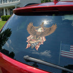 Cowgic Patriotic Eagle Wings & Cross 1776-2026 - Decal