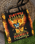 Cowgic Faith Doesn't Make Things Easy Tote Bag